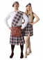 Шотландский национальный костюм парный, 410119, размер ONE SIZE