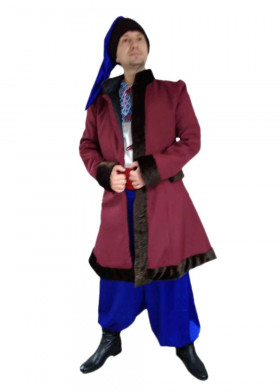 Мужской национальный полушубок