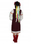 Украинский народный костюм бордовый , 410147, размеры S, M, L, XL, 2XL