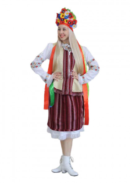 Жіночий народний костюм Дніпропетровщини