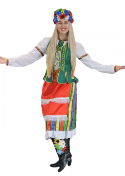 Жіночий народний костюм Волині