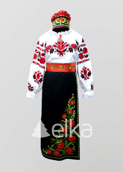 Класичний жіночий український костюм