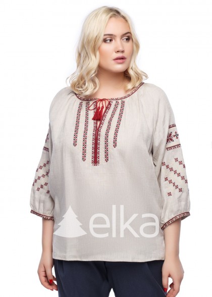 Female embroidered shirt Miloslava