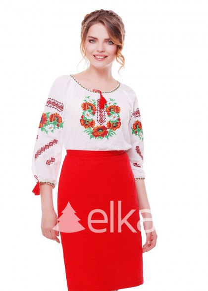 Female embroidered shirt Beloslava