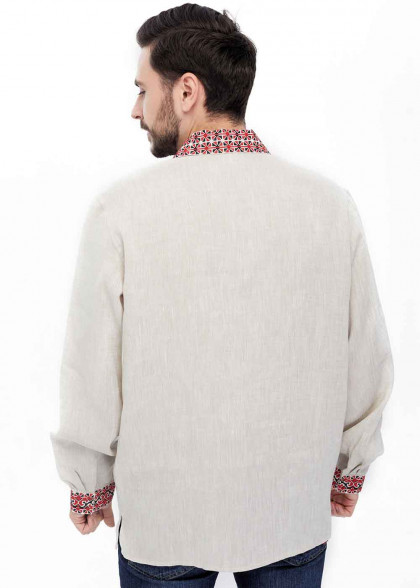 Embroidered shirt men's Bohun