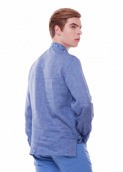 Men's embroidered shirt Create the World