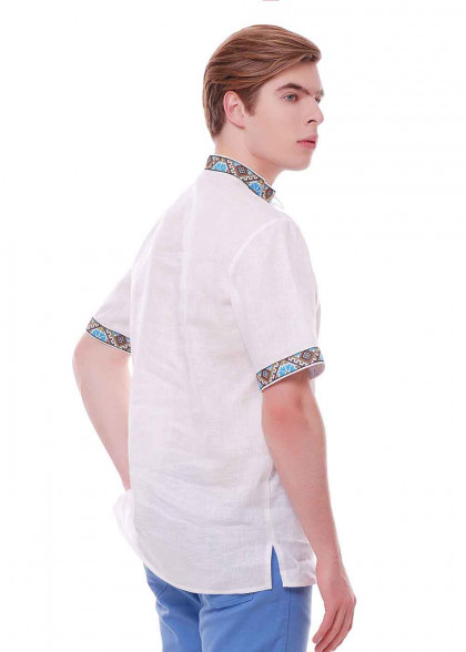 Embroidered shirt Cornflowers