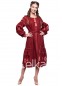 Платье вышиванка Василиса бордо, 460150