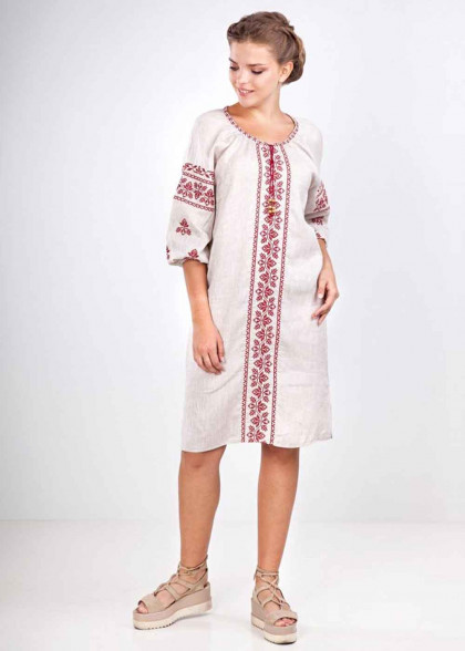 Платье вышитое Сокальское