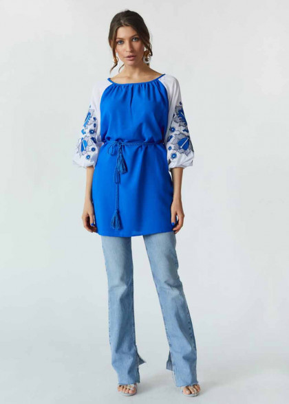 Туника женская Свитозара синяя