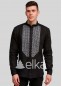 Мужская вышиванка черная, 220204, размеры L, XL, 2XL