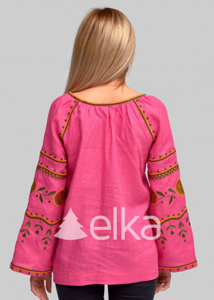Vyshyvanka women bright pink