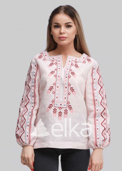 Women pink embroidery