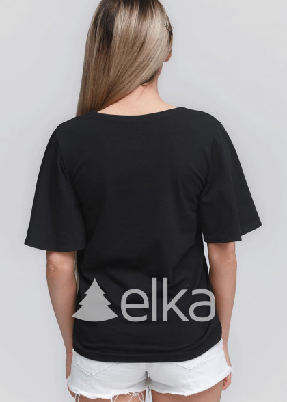 Футболка вышиванка черная