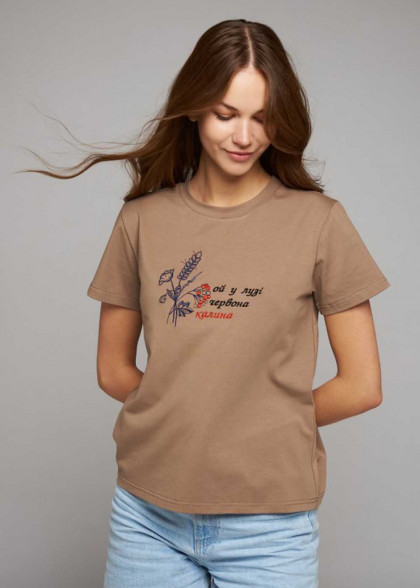 Женская футболка Красная калина