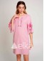 Платье вышиванка пудра, 220164