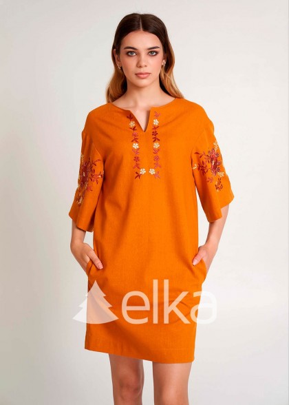 Платья вышиванки современные