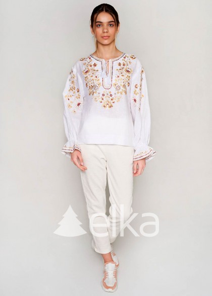 Вышиванка женская белая