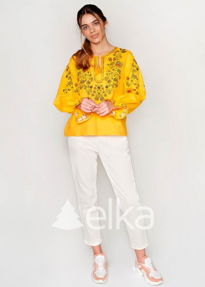 Embroidery handmade shirt