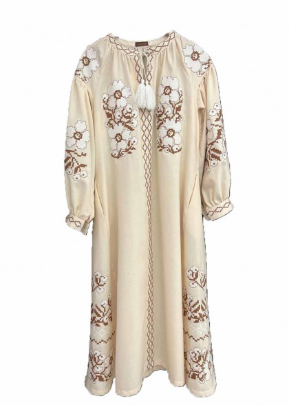 Платье вышиванка Букет