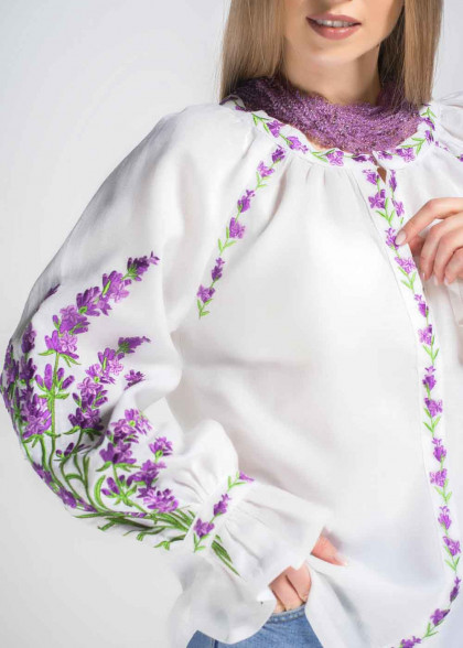 Женская вышиванка Лаванда