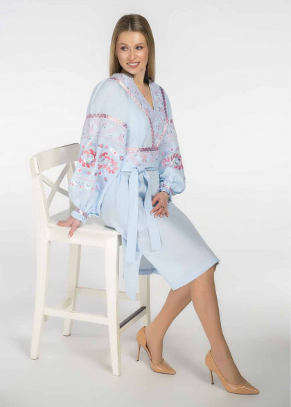 Платье вышитое Этна