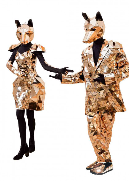 Дзеркальний костюм Лисиці парний