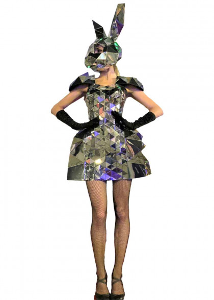 Дзеркальний костюм Зайця жіночий