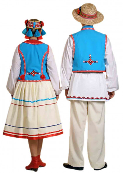Український парний костюм Полісся
