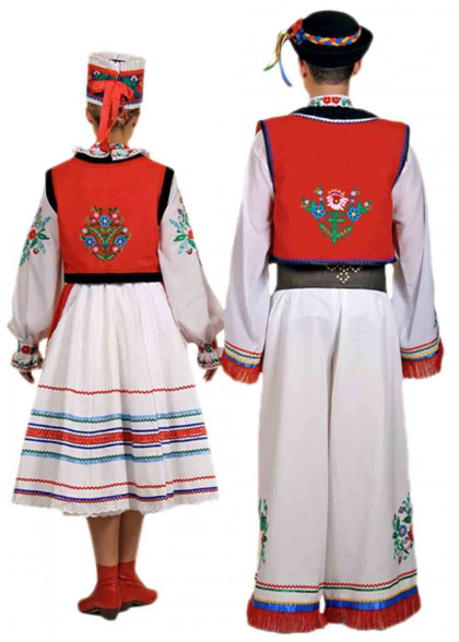 Український парний костюм Закарпаття