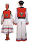 Украинский парный костюм Закарпатье, 470105, размеры S, M, L, XL, 2XL