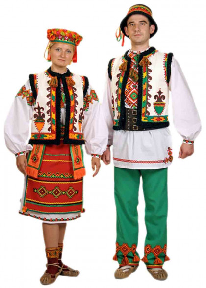 Український парний костюм Гуцулія