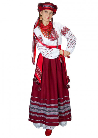 Жіночий костюм з вишивкою Львівський
