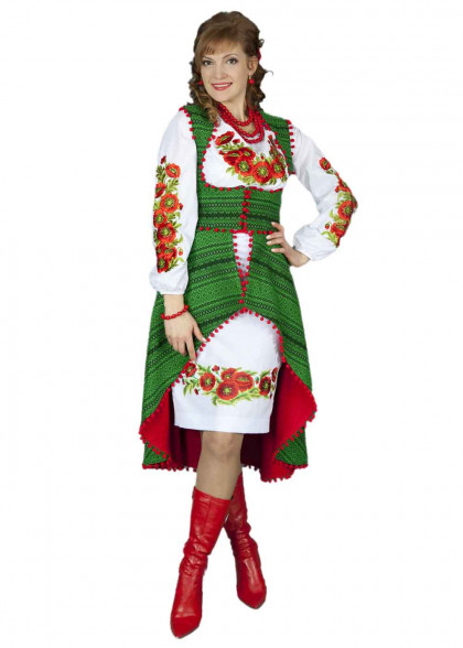 Жіночий костюм із вишивкою Златослава