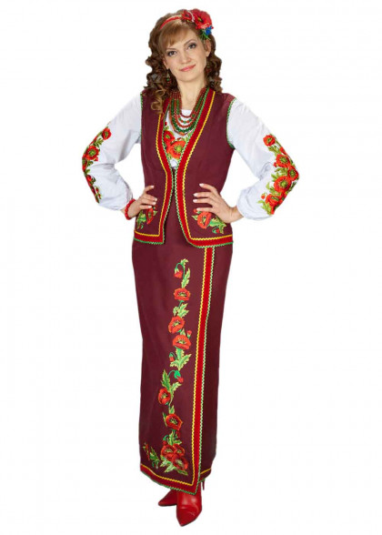 Жіночий костюм із вишивкою Ярина