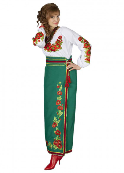 Жіночий костюм із вишивкою Чеслава