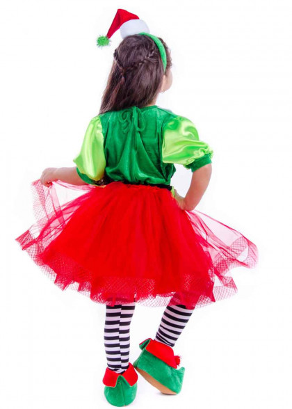 Дитячий костюм Ельфійка Новорічна