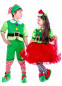 Детский костюм Эльфийка Новогодняя, 110618, размеры 2-3 года, 3-4 года, 5-6 лет, 7-8 лет