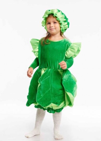 Детский костюм Капусты для девочки