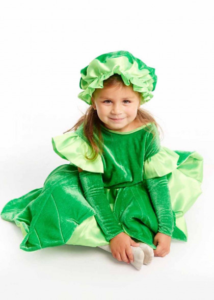 Детский костюм Капусты для девочки