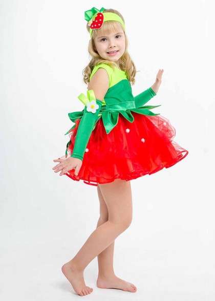 Детский костюм Клубничка Земляничка 