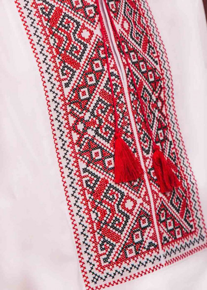 Kids embroidered shirt Otaman white
