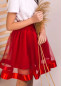 Детская юбка красная Маричка, 270254