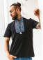 Футболка вышиванка Данило синяя, 430219, размеры S, M, L, XL, 2XL, 3XL