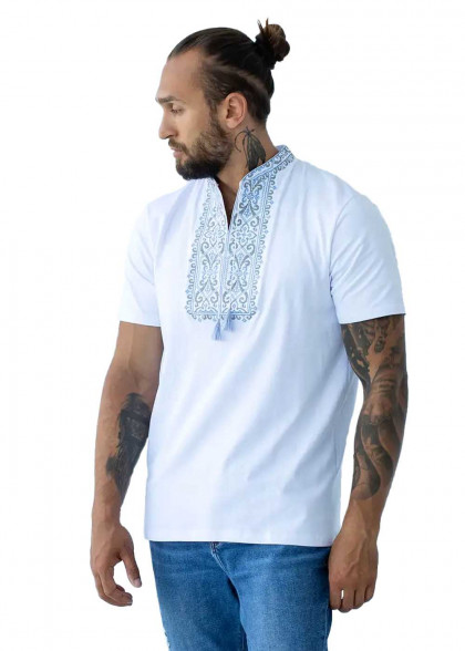 Embroidered T-shirt Danilo white