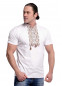 Футболка вышиванка Гетьман коричневая, 430222, размеры S, M, L, XL, 2XL, 3XL