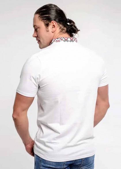 Футболка вышиванка Гетьман красная