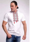 Футболка вышиванка Гетьман красная, 430225, размеры S, M, L, XL, 2XL, 3XL