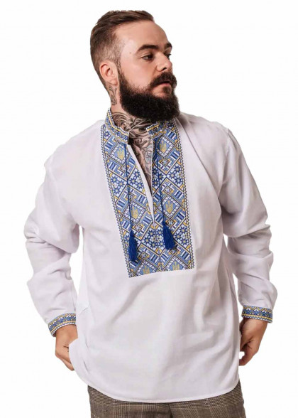 Embroidered shirt Hetman with coat of arms
