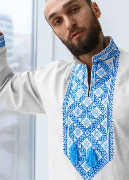 Embroidered shirt white Marco